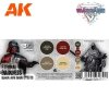 AK Interactive AK1070 WARGAME COLOR SET. ETERNAL DARKNESS. 4x17 ml